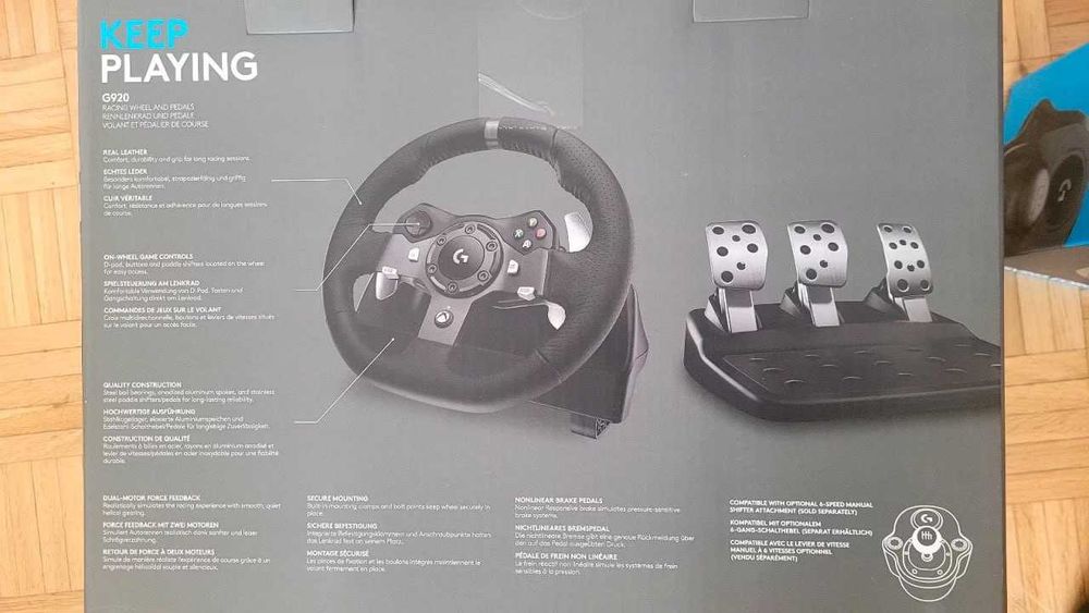 Kierownica Logitech G920 + Shifter
