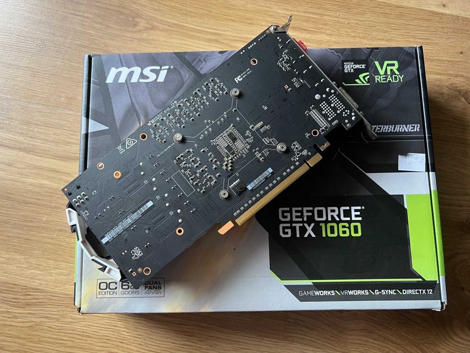 MSI GeForce GTX 1060 6GB 6GT OC V1 GDDR5
