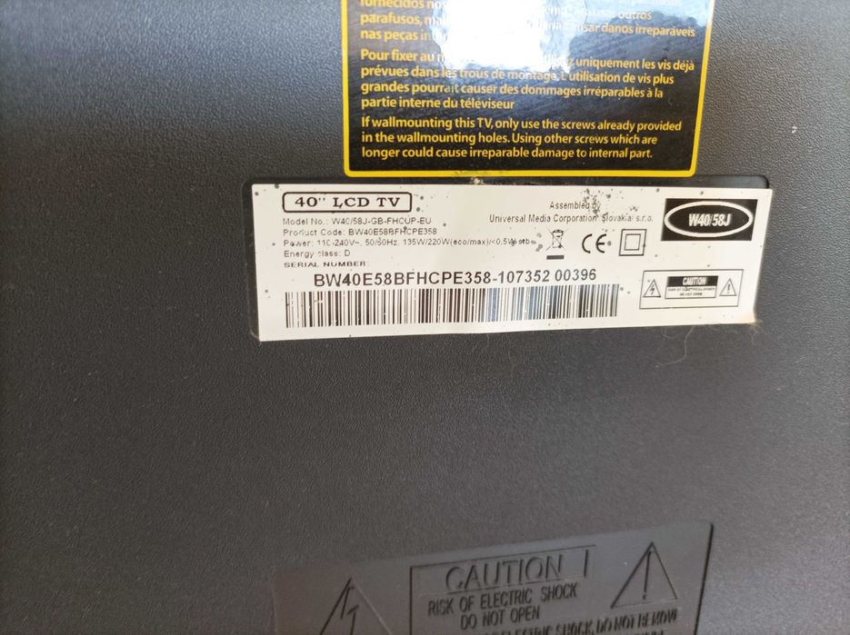 Comando de TV Blaupunkt W4C/58J-GB-FHCUP-EU