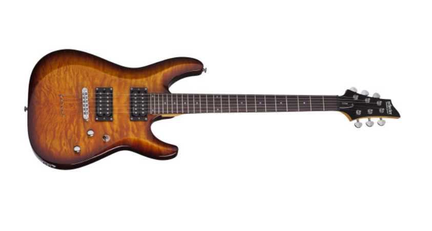 Schecter C-6 Plus Vintage Sunburst Diamond Series