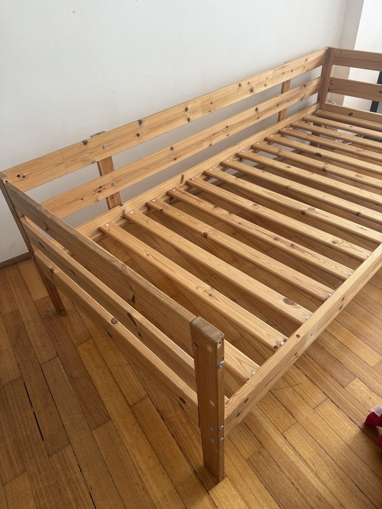 Cama pinho com colchao