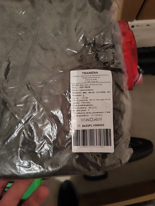 Bielizna 505T letnia długa L