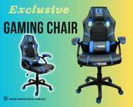 Fotel Gamingowy dla Gracza Extreme EX Black/Light Blue