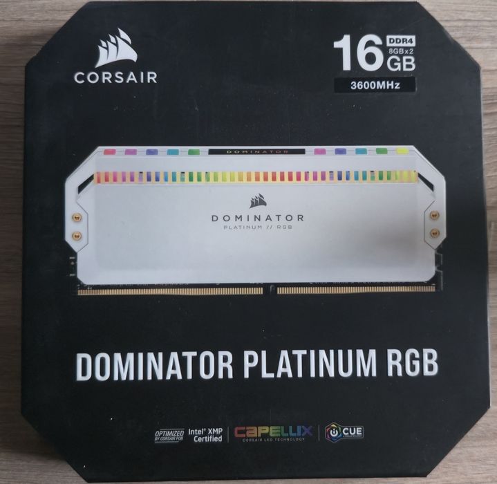 Ram Corsair Dominator Platinium RGB 16 GB 3600 MHz