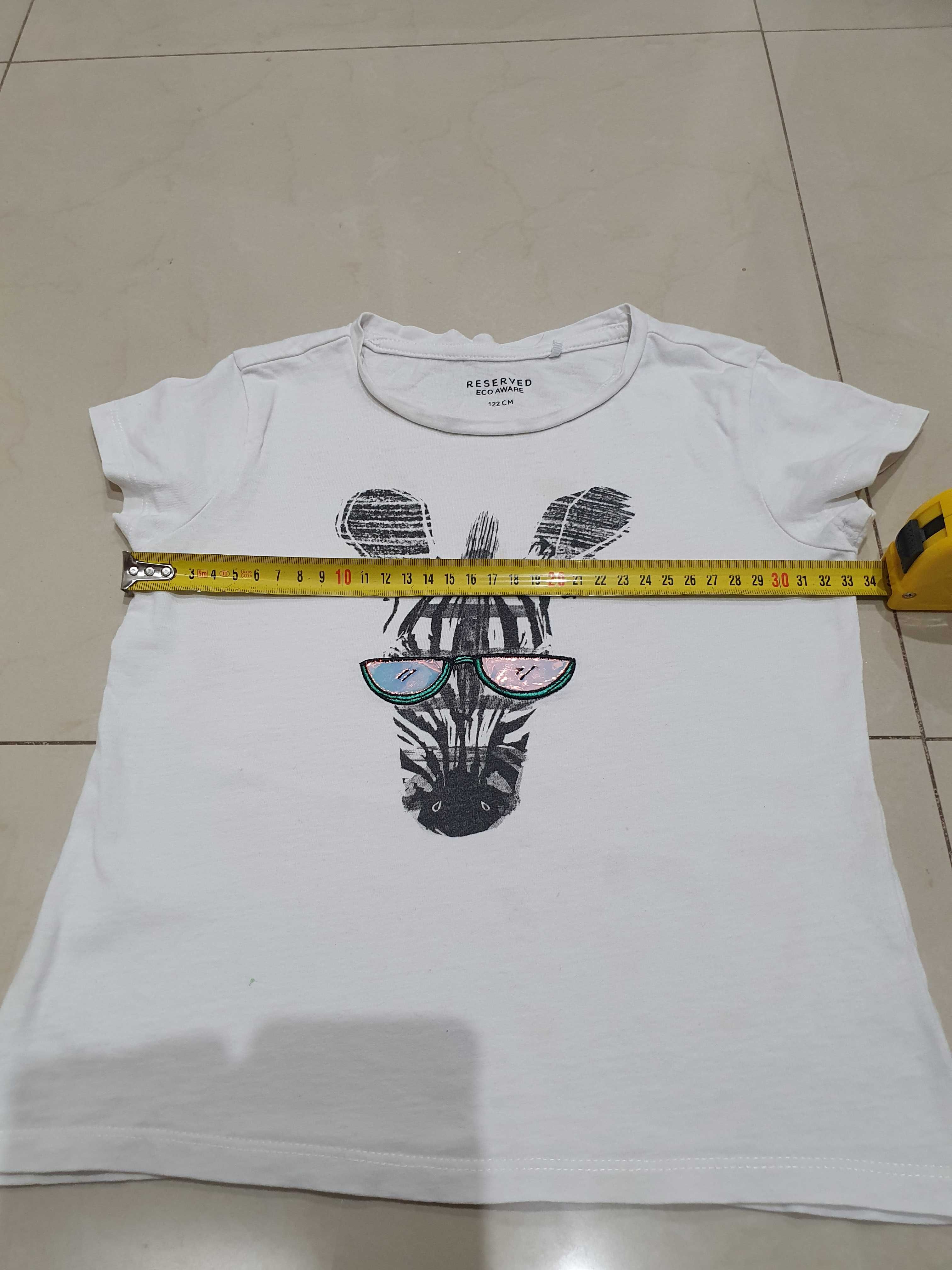 Reserved t-shirt dla dziewczynki rozmiar 122