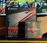 Ryzen 7 5700X +B550 AORUS+ 16Gb DDR4 Ballistix комплект s-AM4