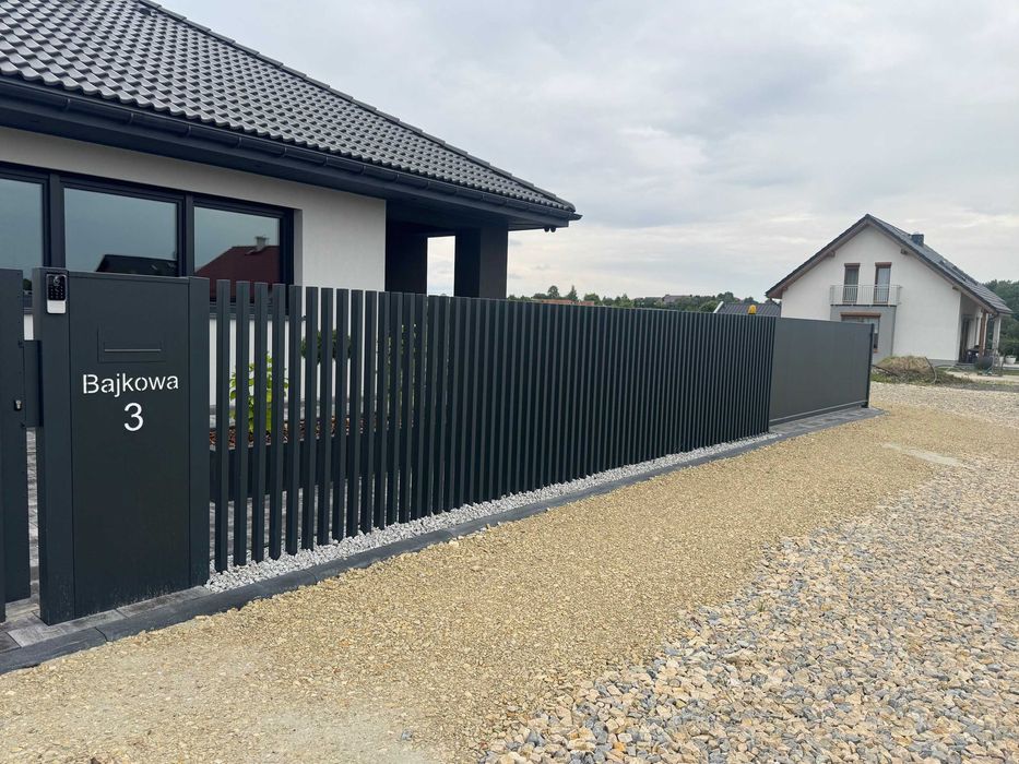Bramy skrzydłowe przesuwne palisada 10lat gwarancja Montaż