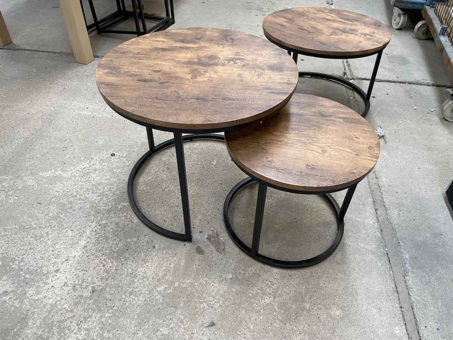 Nowe stoliki kawowe komplet 3 szt outlet