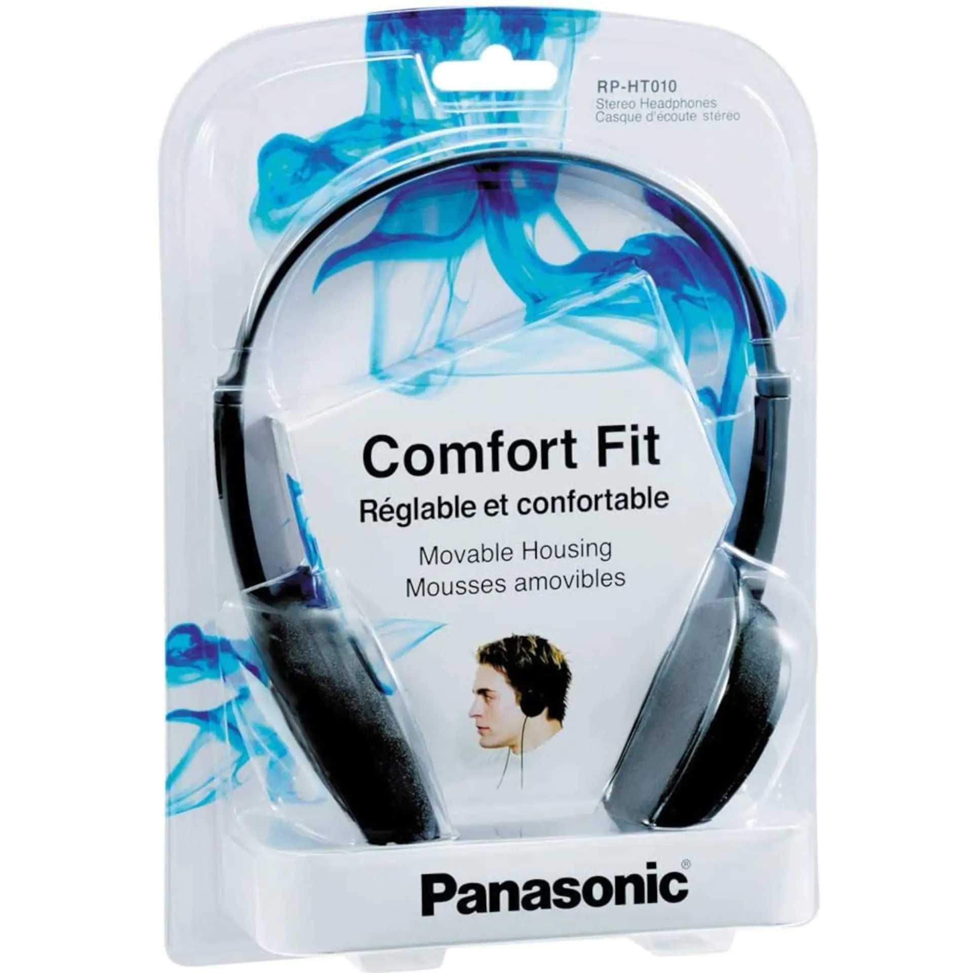 Słuchawki nauszne Panasonic Comfort Fit RP-HT010E-A XBS niebieskie