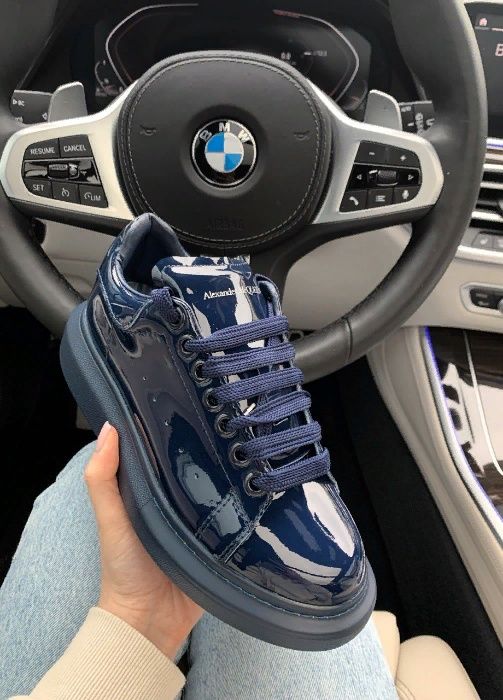 Alexander McQueen Blue Patent