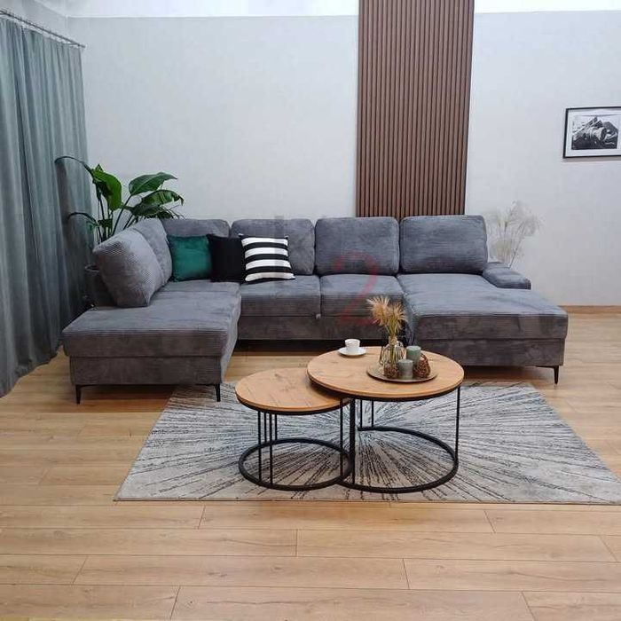 Narożnik PABLO Rogówka Kanapa Rozkładana Funkcja Spania Pojemnik