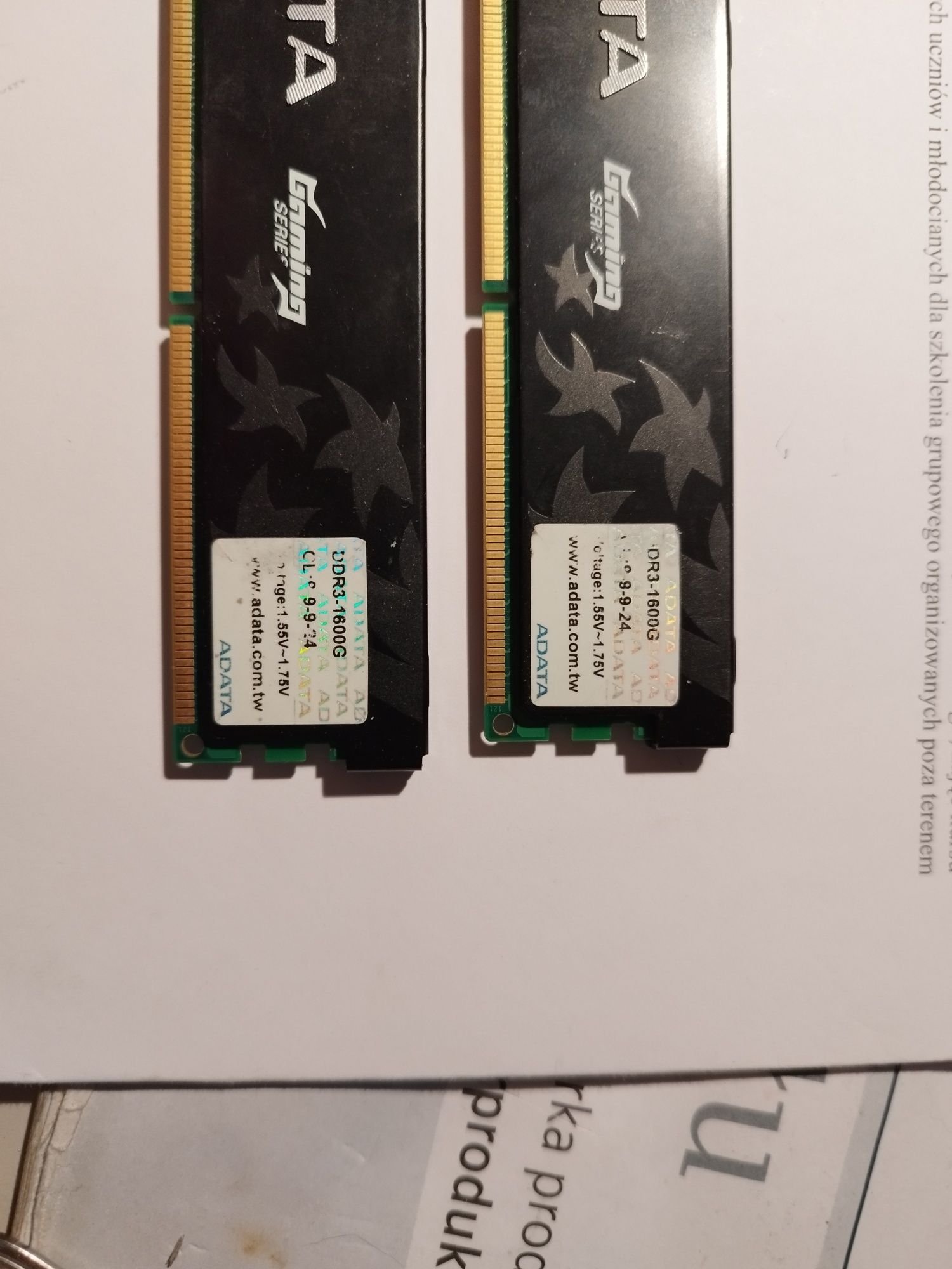 Pamięć RAM Adata gaming series 2x2 Gb