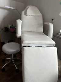 Zestwe Fotel kosmetyczny lampa i krzeslo obrotowe