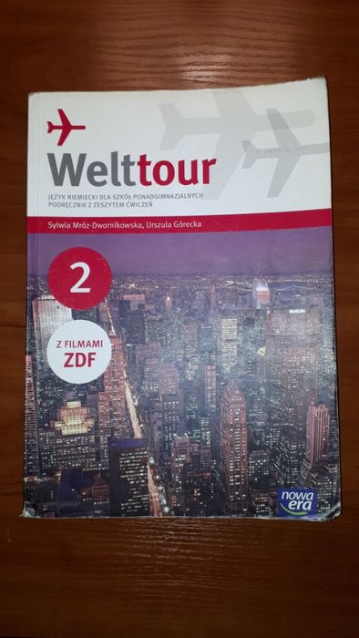 Welttour 2 j. niemiecki + płyty NOWA ERA