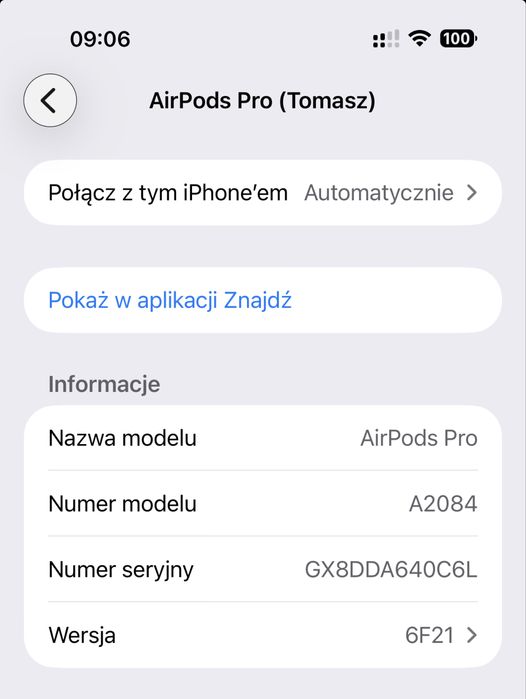 AirPods Pro z redukcja szumu