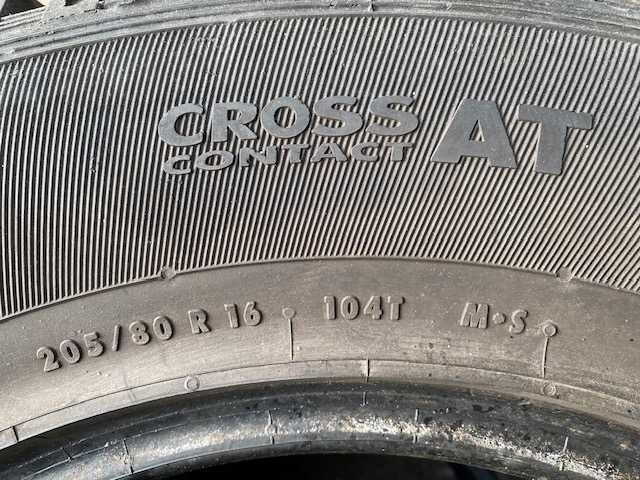 4 opony Continental Cross Contact AT 205/80 R16 104T