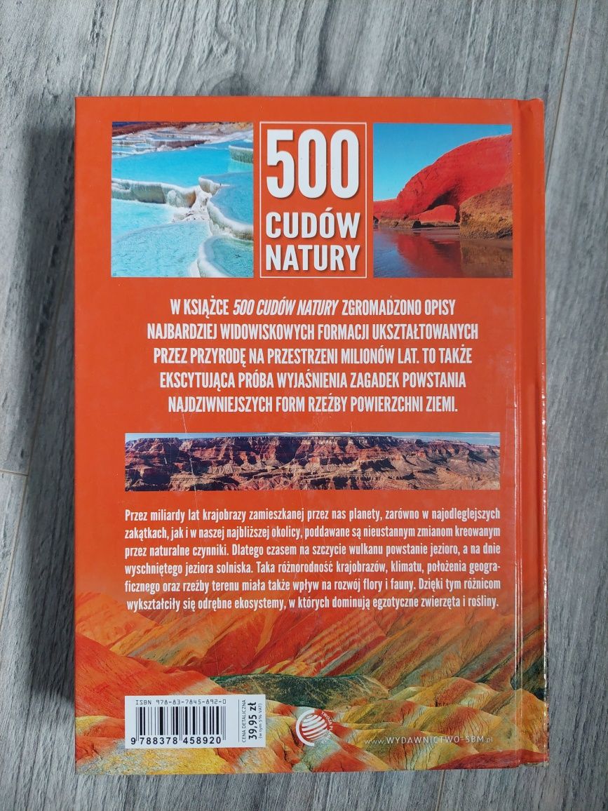 Książka 500 cudów natury