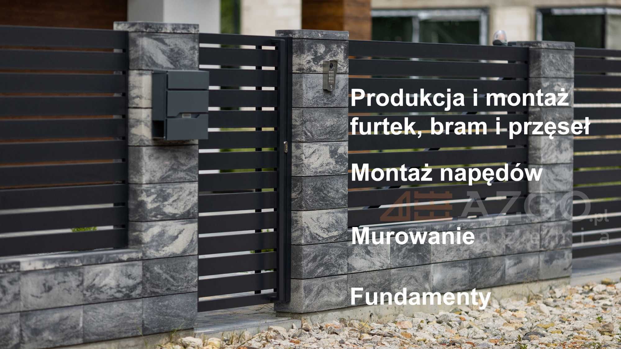 Brama wjazdowa posesyjna przesuwna przesuwana samonośna z napędem