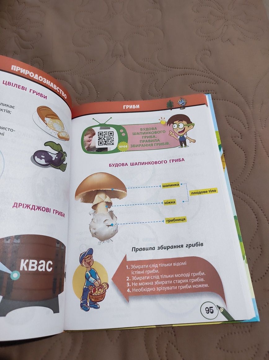Книжка "Курс природознавства" 2-5 класи.