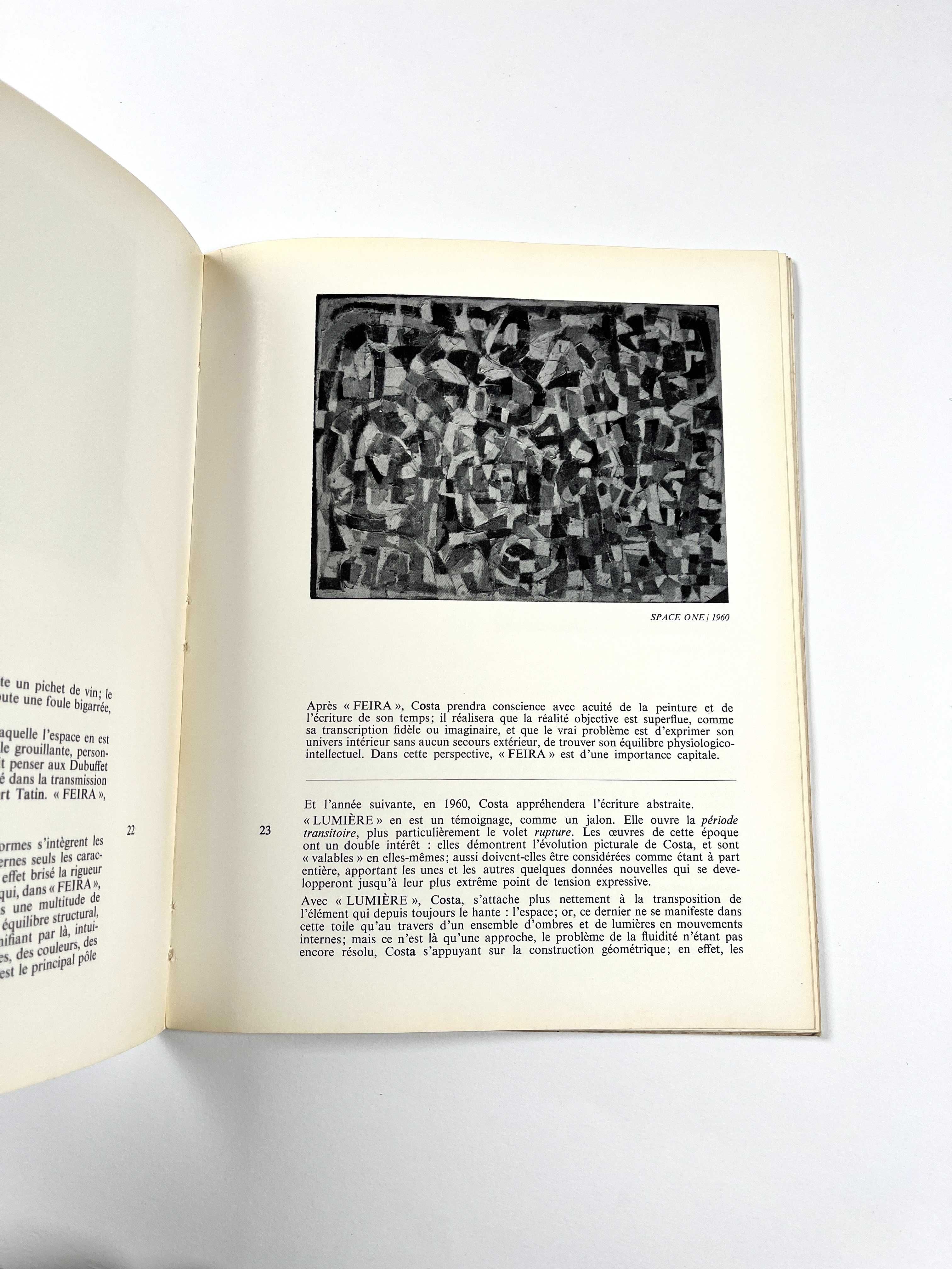 Catálogo da exposição Vasco Costa Gulbenkian Paris 1969
