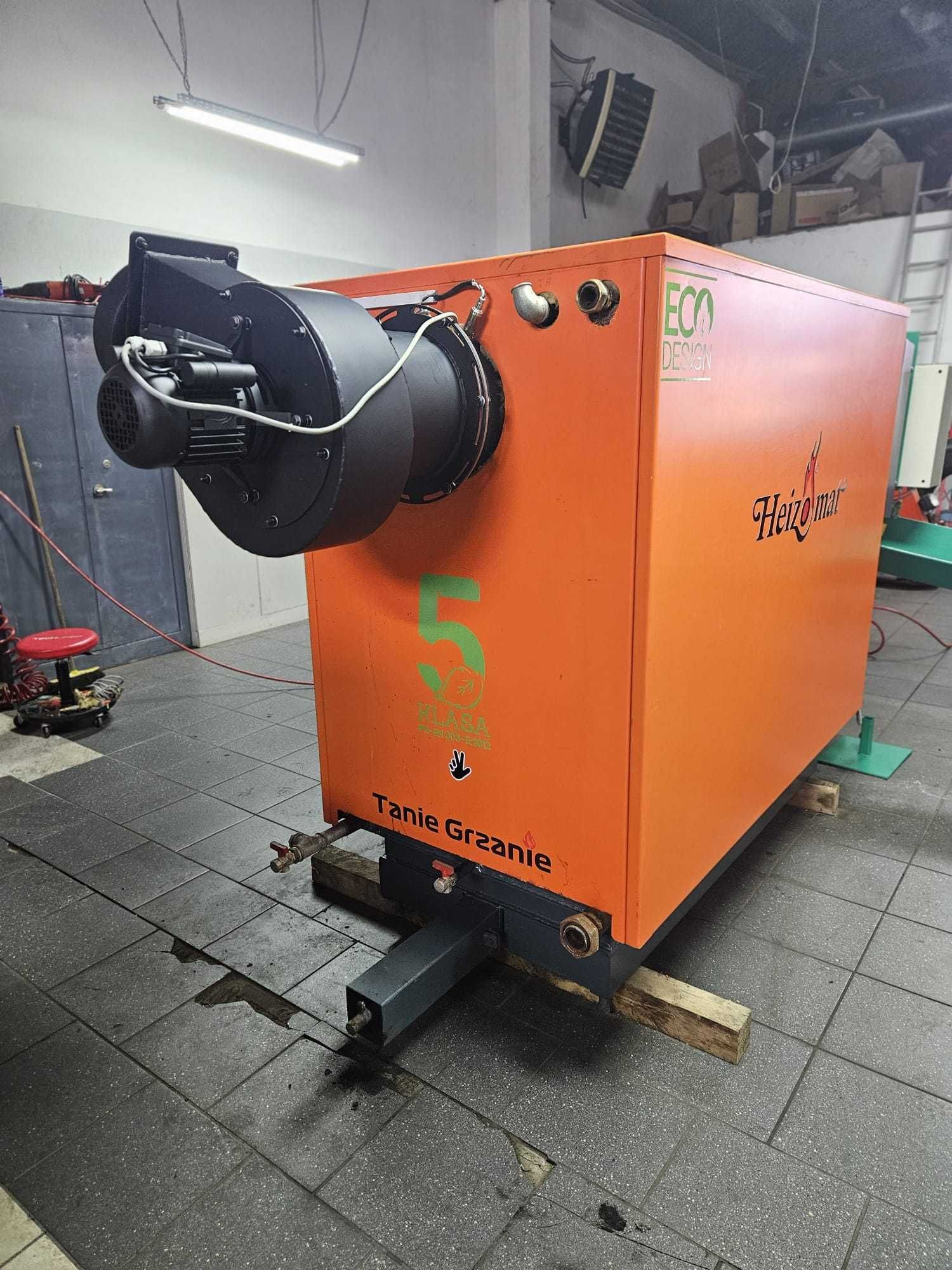 Piec na Trociny Zrębkę Pestka Wióra inne Biomasy Heizomat 100kw