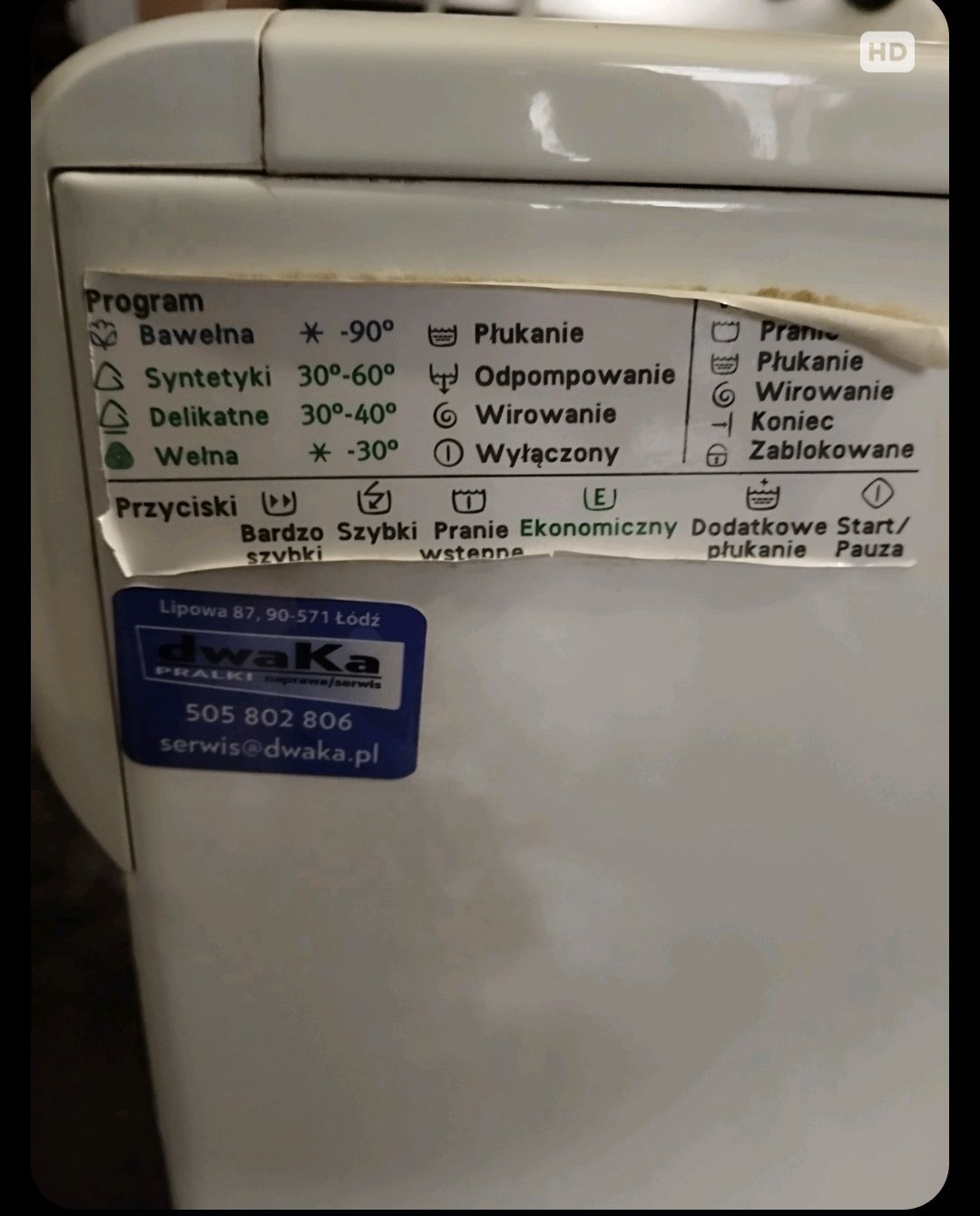 Pralka Electrolux