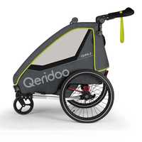 Przyczepka rowerowa Wózek Qeridoo Qupa 2 dla dwójki dzieci