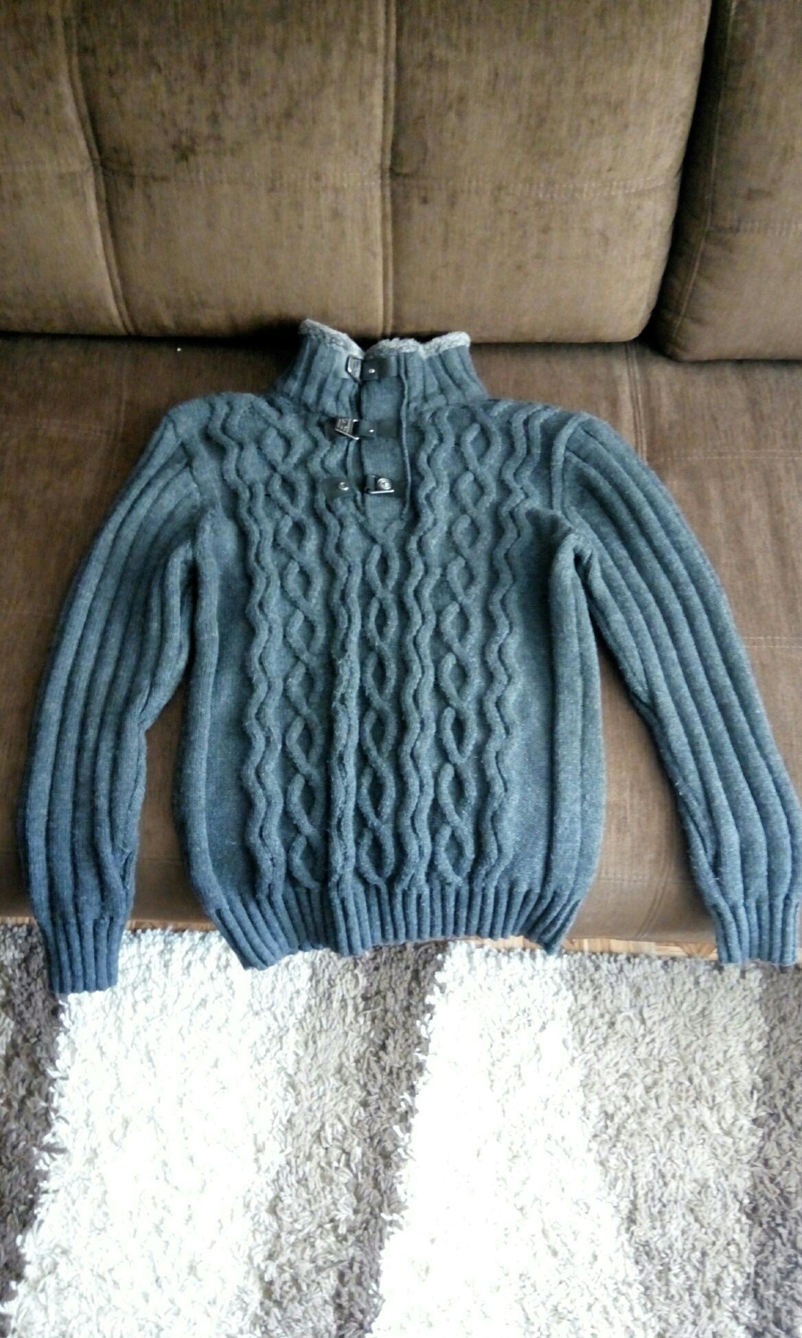 Очень теплый свитер осень зима XL