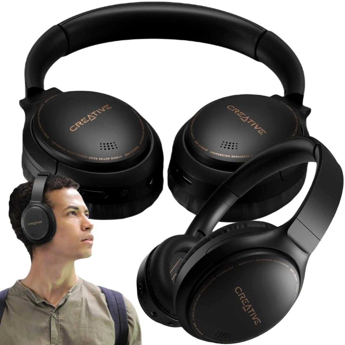 Słuchawki bezprzewodowe Creative Zen Hybrid czarny Eltrox Nowy Sącz