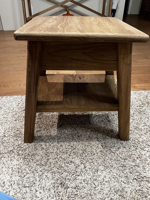Nowy, drewniany stolik/ taboret Zara Home