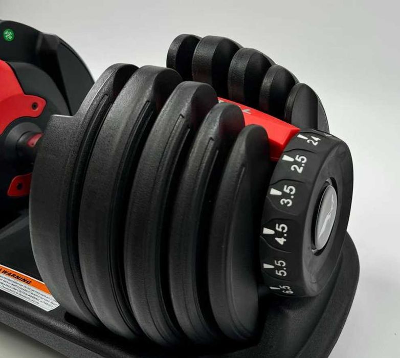 Гантелі регульована вага до 24 кг Гантеля гантель з підставкою