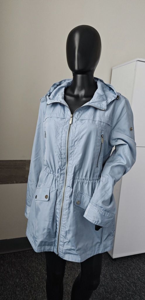 Parka Michael Kors przejściowa błękitna niebieska