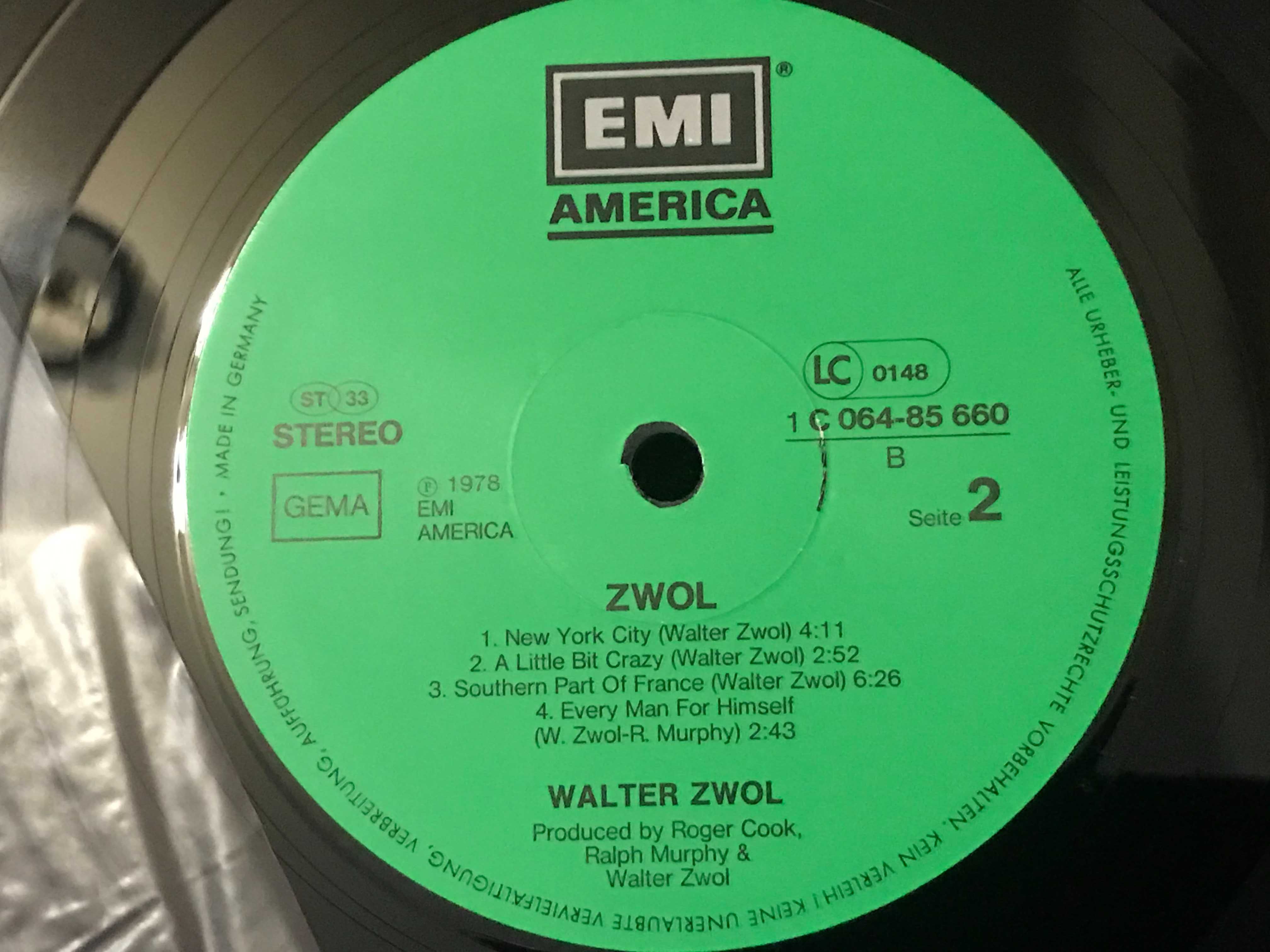 Walter Zwol - Zwol  / Винил.