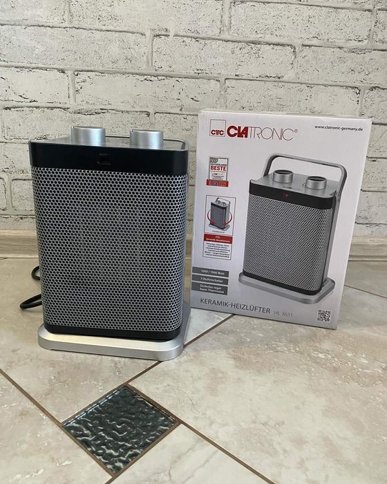 Керамічний обігрівач Clatronic HL 3631 1500 Вт 191х267х141 мм
