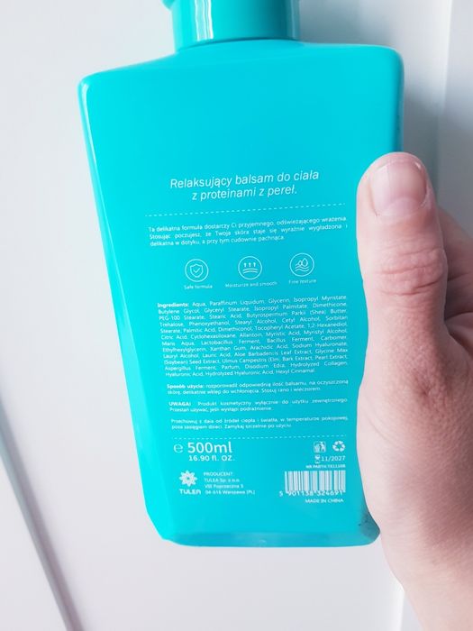 Nowy relaksujący balsam do ciała z proteinami z pereł Love Skin Korean
