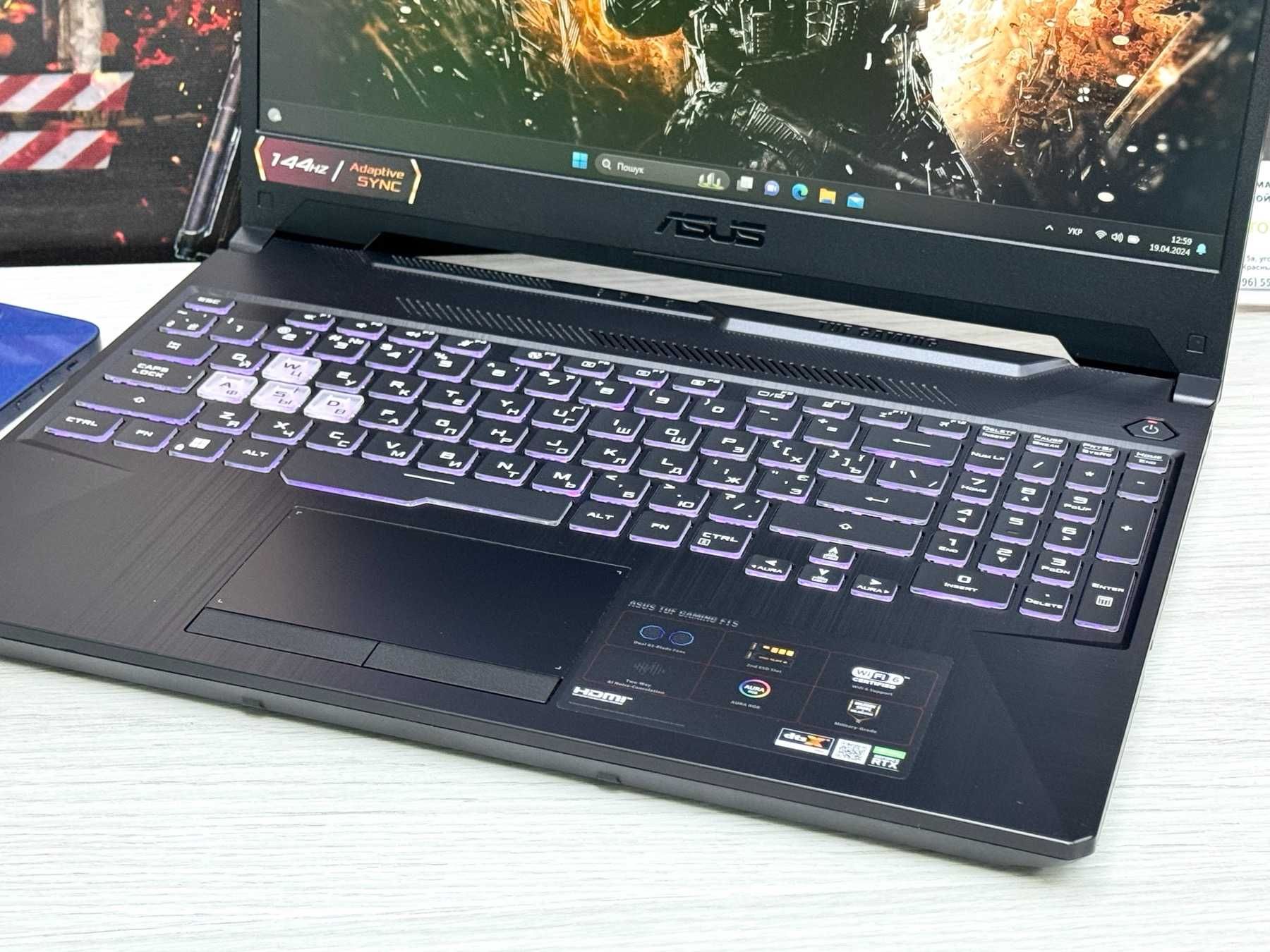 ПОТУЖНИЙ Ігровий Asus Tuf Fx506h (Core i9 RTX3060) / Доставка по ОДЕСІ