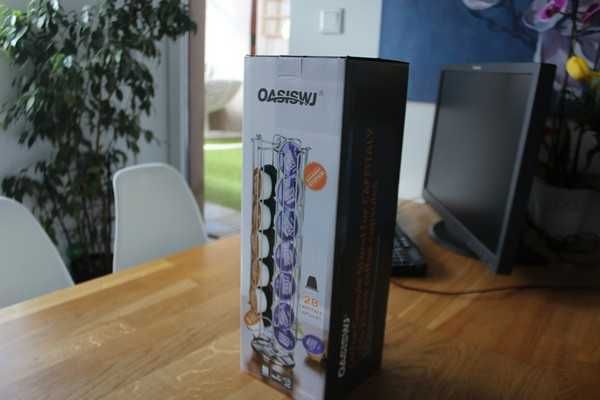 Stojak na kapsułki do kawy Kompatybilny Dolce Gusto Obrotowy 28szt