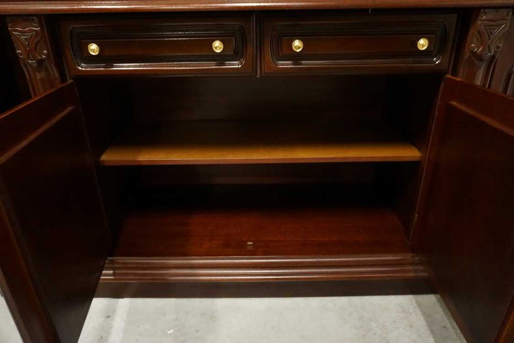 Komoda 4 Drzwiowa Mahoniowa Mahoń szer. 187 cm (p-1158)