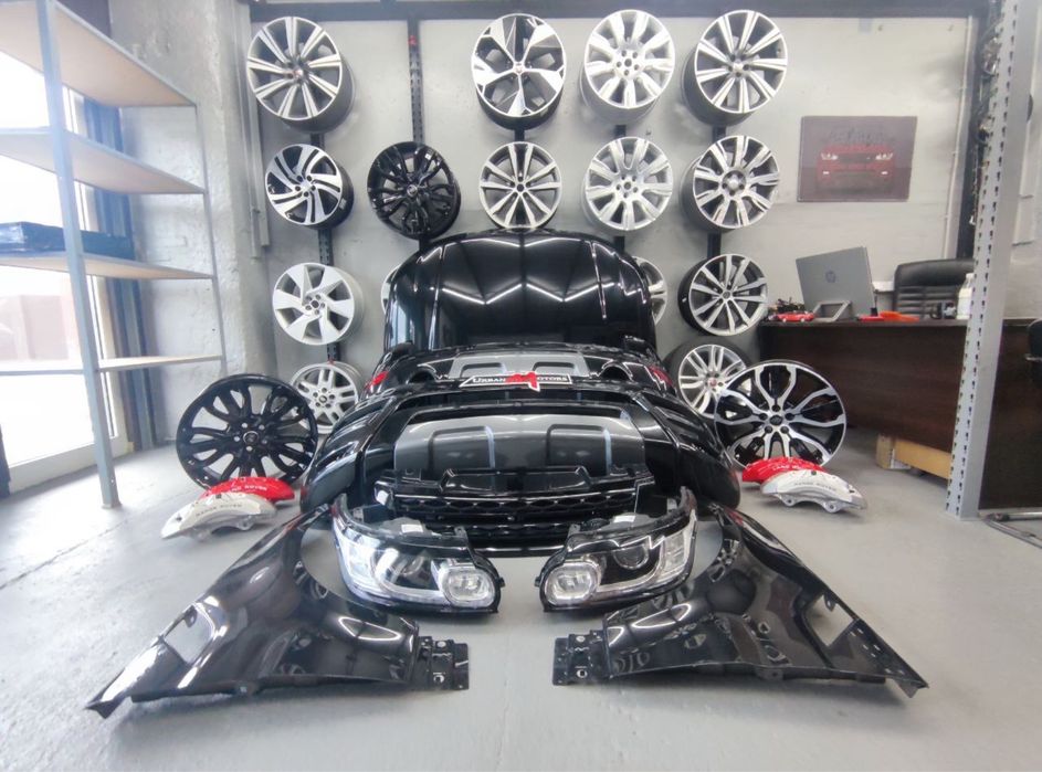 Land Rover Range Rover Sport капот бампер фара