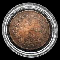 Moeda de 5 Centesimi - 1869 - San Marino