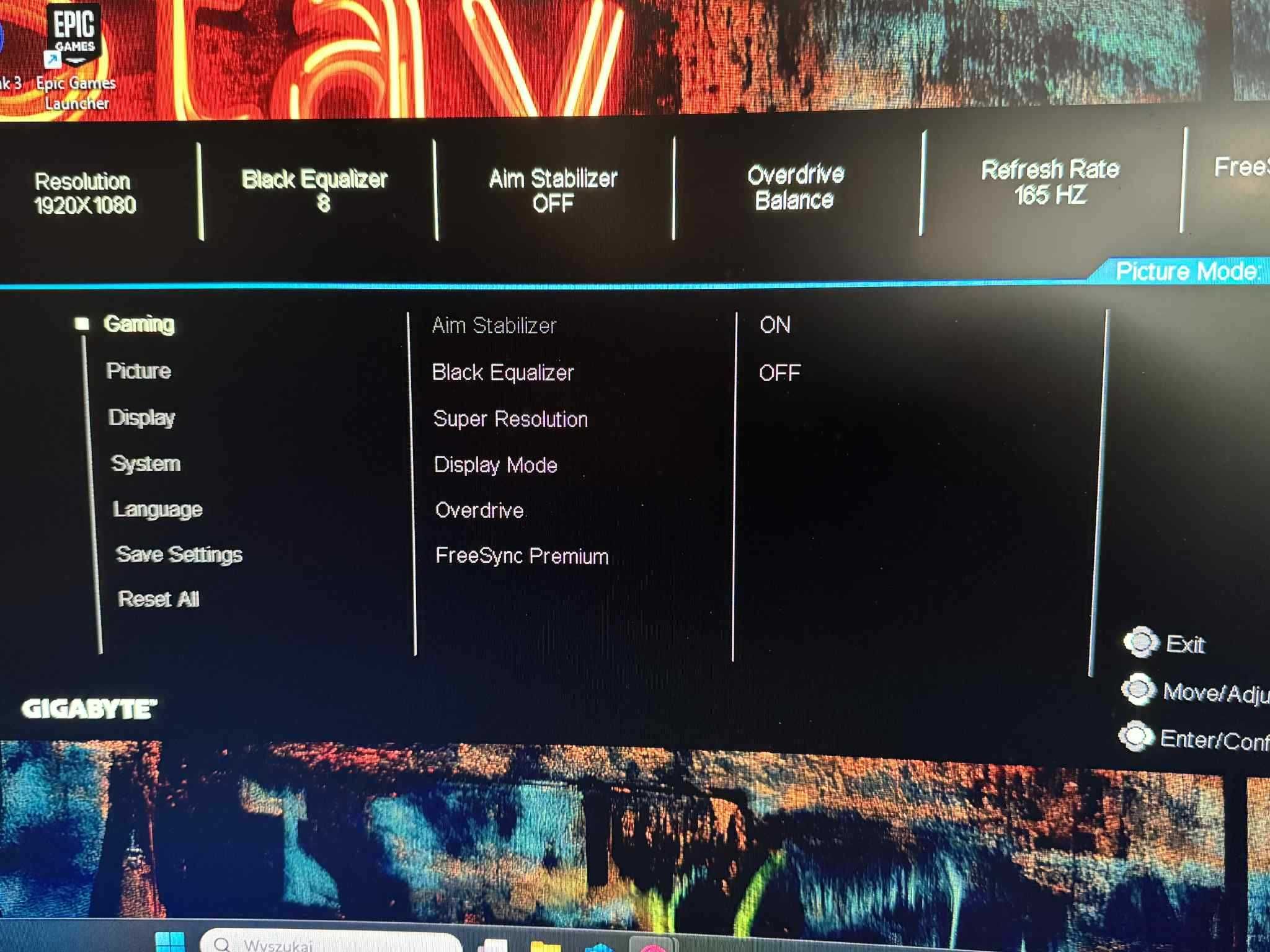 Monitor gamingowy Gigabyte G27FC A 27" 165Hz