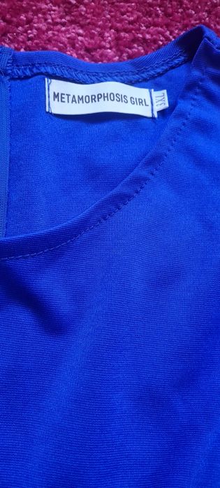 Sukienka wizytowa, niebieska