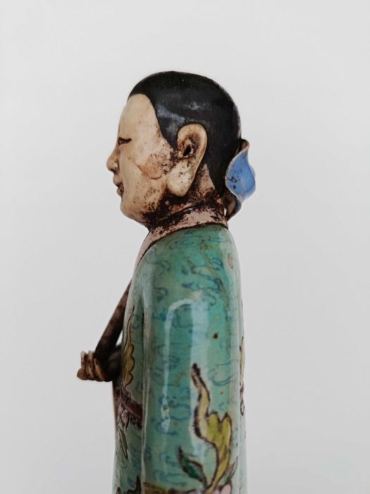 Escultura em Porcelana da China Séc XIX 24 cm