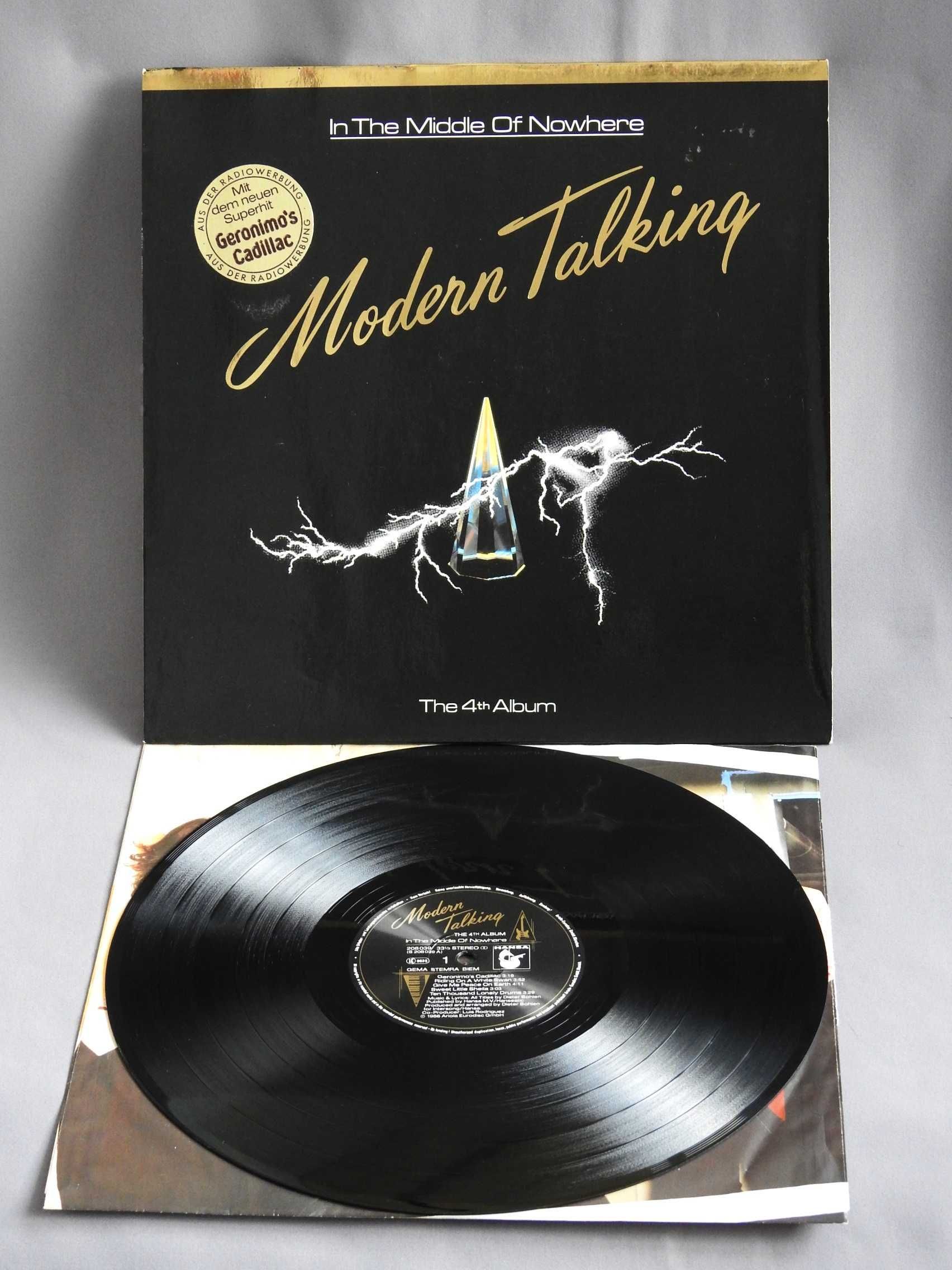 Modern Talking In The Middle Of Nowhere LP 1986 Germany пластинка NM