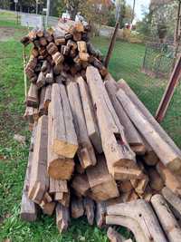 Drewno konstrukcyjne z rozbiórki stodoły krokwie, murłaty, zastrzały