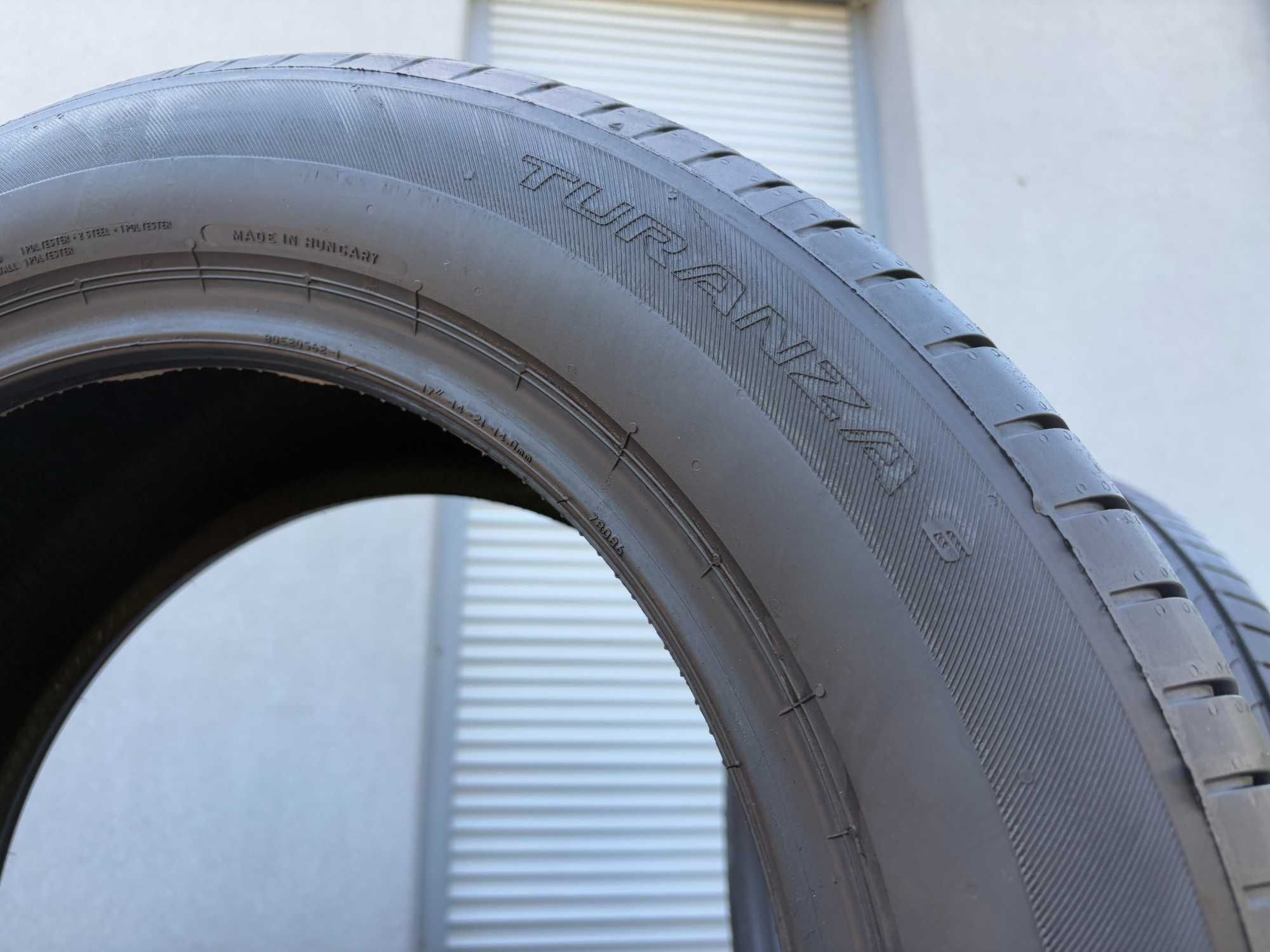 2szt letnie 235/55R17 Bridgestone 7,2mm 2025r bieżnik jak nowe! L683