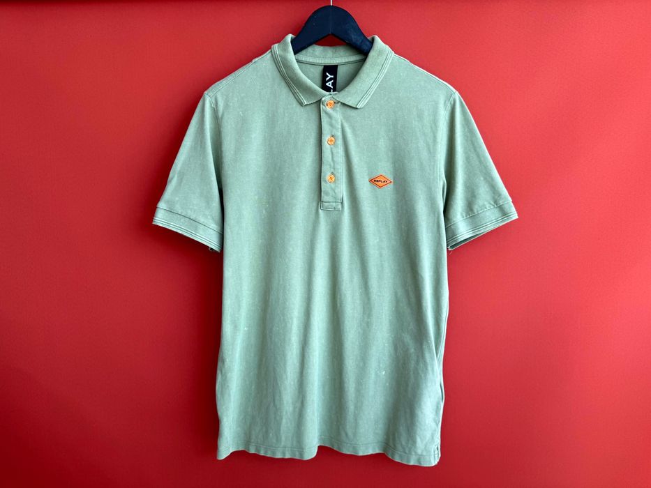 Replay Оригінал чоловіча футболка з комірцем поло розмір M