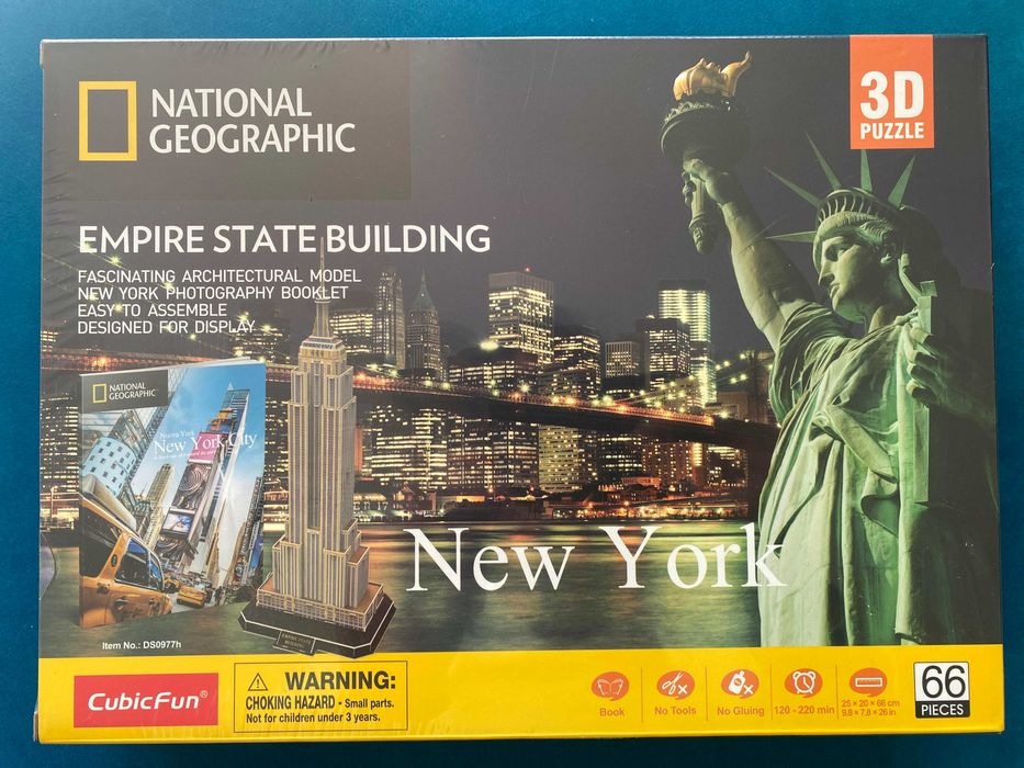 CUBIC FUN Puzzle 3D National Geographic NEW YORK Empire State Building