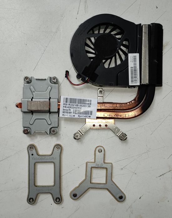 Система охолодження  ноутбука HP G6, G7