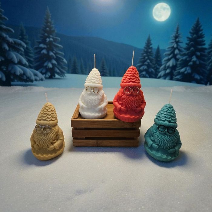 Świeczki sojowe świąteczne